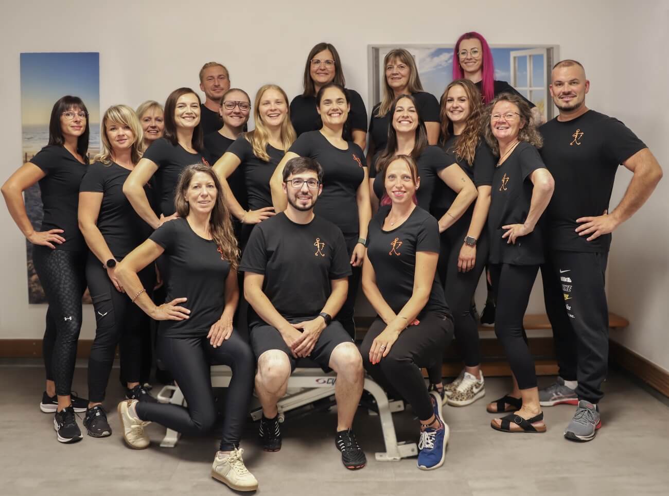 Gruppenfoto Physiotherapiepraxis Lohner